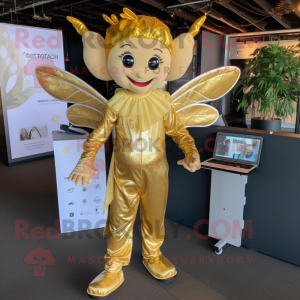 Gold Tooth Fairy maskot...