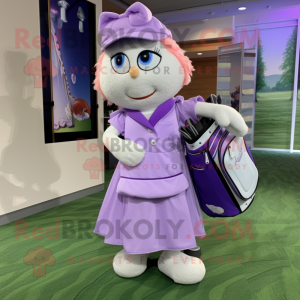 Lavendel golftas mascotte...