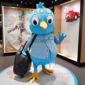 Sky Blue Quail mascotte...