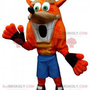 Bandicoot crash mascotte beroemd videogamekarakter -