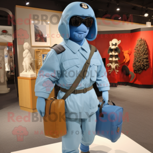 Sky Blue Gi Joe mascotte...