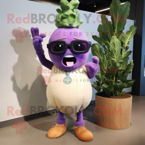 Lavendel majroe maskot...