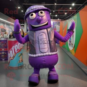 Purple Soda Can mascotte...