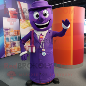 Purple Soda Can mascotte...