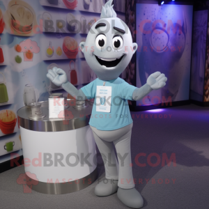 Silver doftljus maskot...