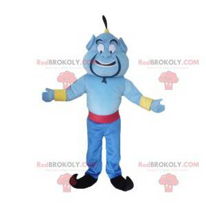 Mascotte van de beroemde Blue Genie, karakter van Aladdin -