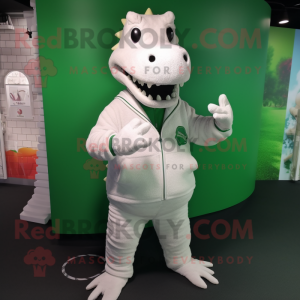 White Crocodile mascotte...