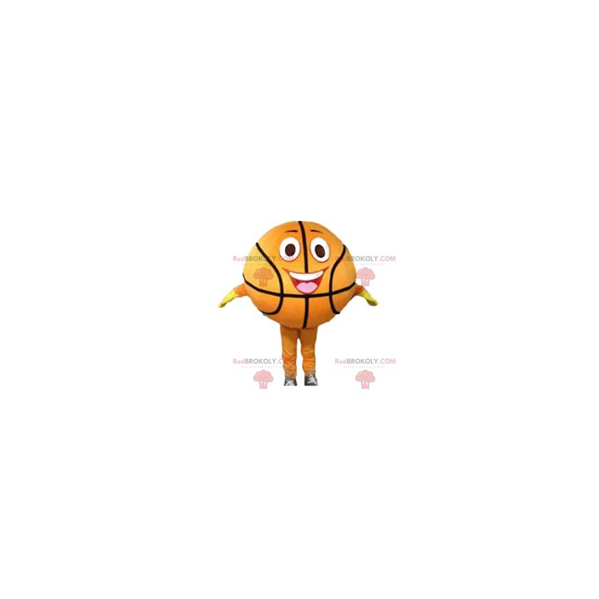 Super smiling and funny basketball mascot - Redbrokoly.com