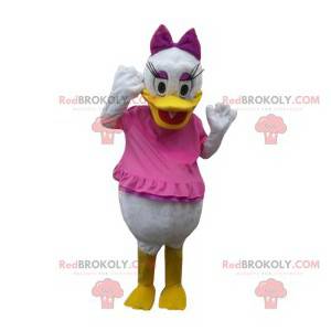 Mascote Daisy Duck, noiva do Pato Donald em rosa -