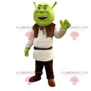 Shrek maskot, berömd grönaktig ogre - Redbrokoly.com