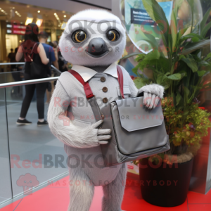 Silver Sloth mascotte...