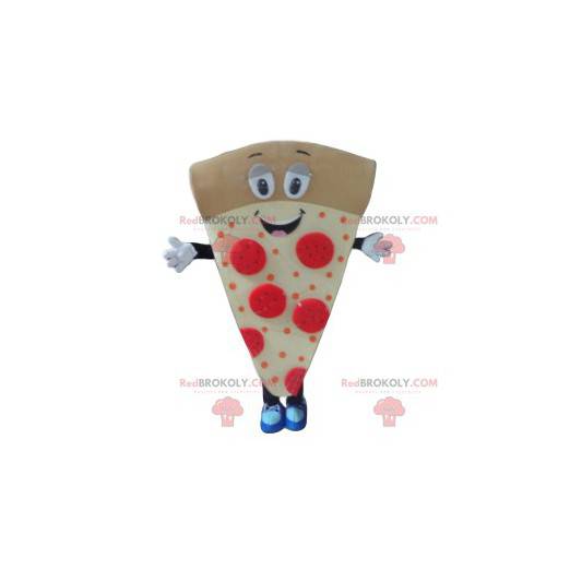 Mascotte de pizza trop marrante, au chorizo et à la crème -