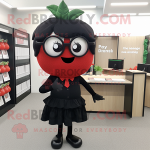 Black Strawberry maskot...