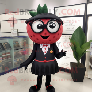 Black Strawberry mascotte...