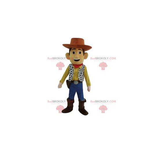 Mascote Teddy, o cowboy das histórias de brinquedos -