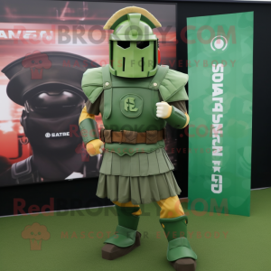 Green Spartan Soldier...