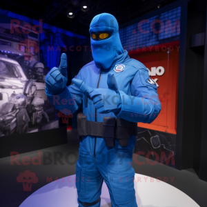 Blauer Gi-Joe Maskottchen...