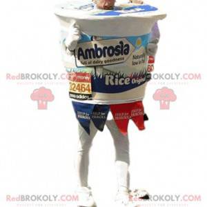 Chutný bílý jogurt maskot - Redbrokoly.com