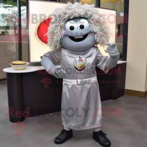 Grå Ramen maskot kostume...