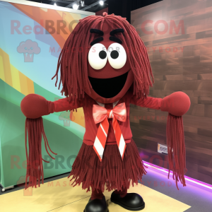 Maroon Spaghetti maskot...