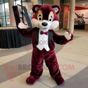 Maroon Skunk mascotte...