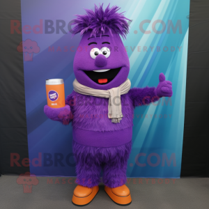 Purple Soda Can mascotte...