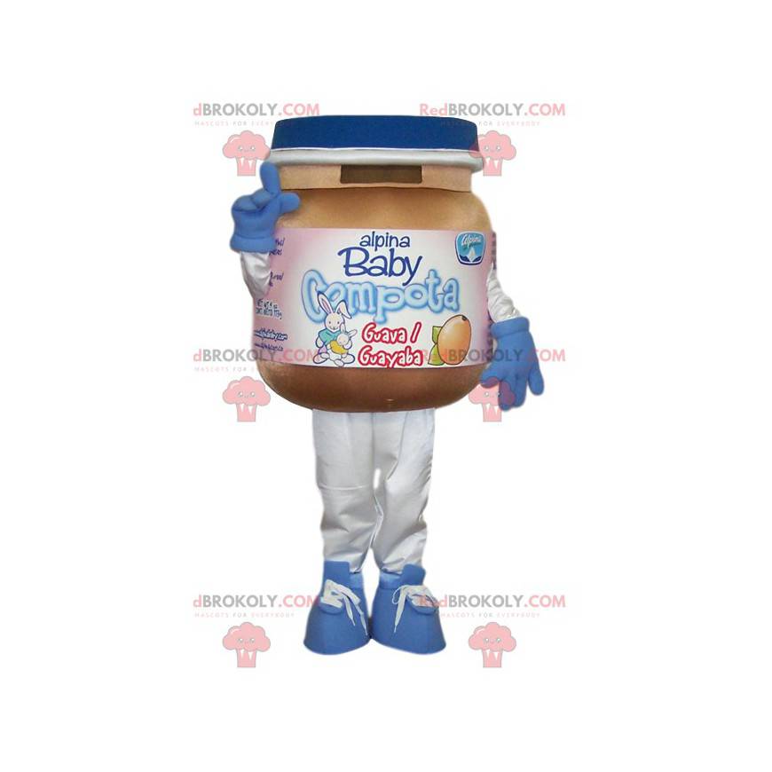 Mascote do pote de compota para bebê - Redbrokoly.com Mascote do pote de compota para bebê - Redbrokoly.com