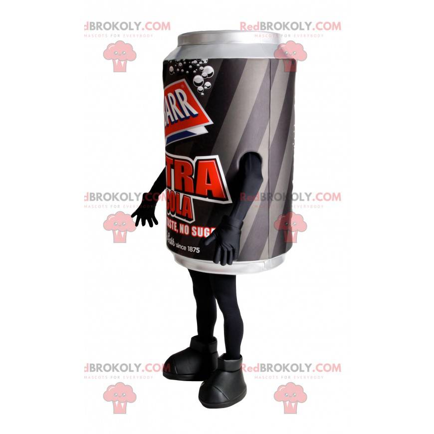 Black and gray soda can mascot - Redbrokoly.com