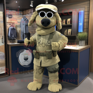 Olive Navy Seal maskot...