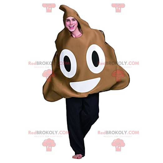 Very smiling excrement mascot - Redbrokoly.com