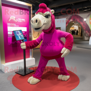 Magenta Camel mascotte...