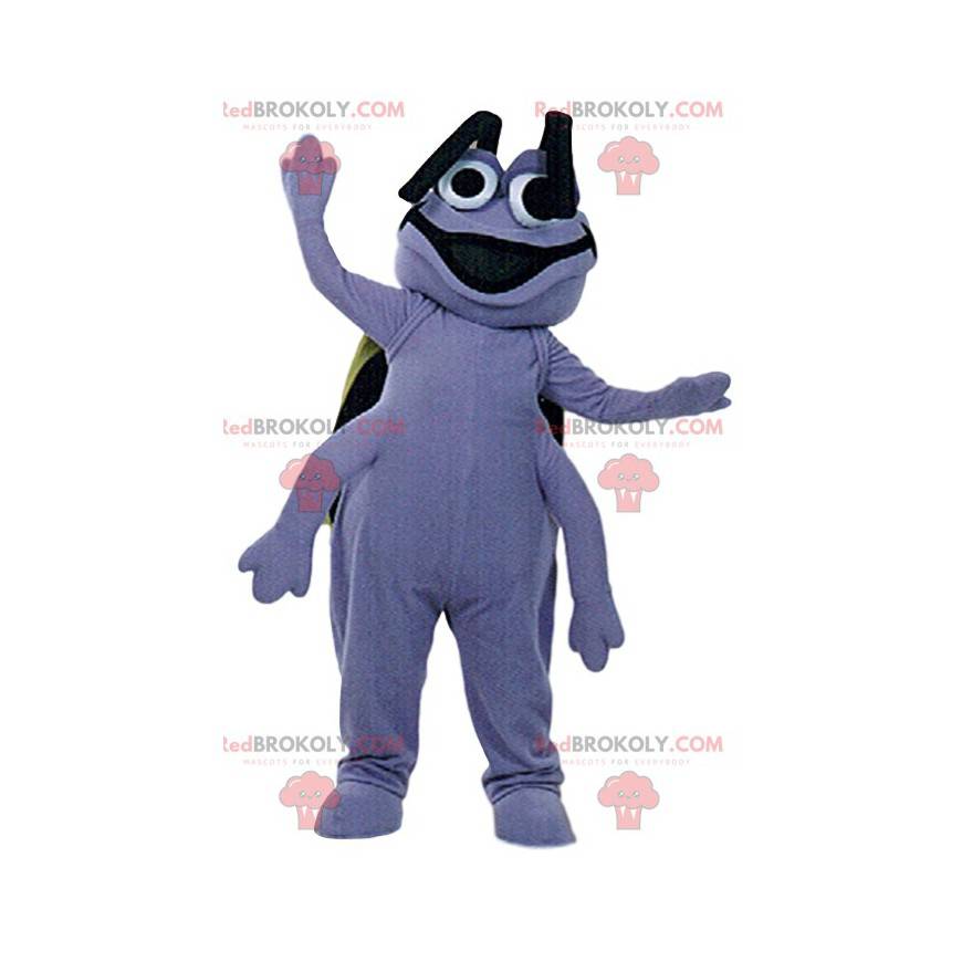 Mascote gigante roxa barata muito engraçada - Redbrokoly.com Mascote gigante roxa barata muito engraçada - Redbrokoly.com