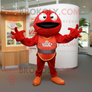 Red Crab Cakes maskot...
