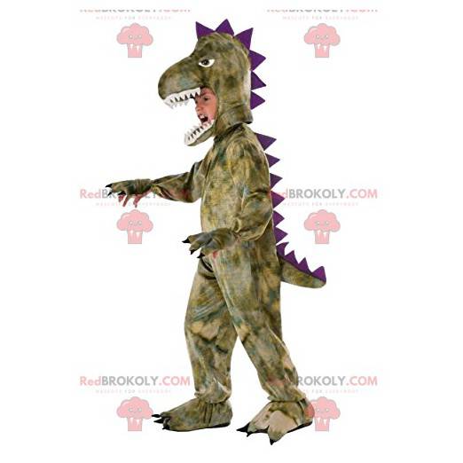 Tyrex mascot with its beautiful purple crest - Redbrokoly.com