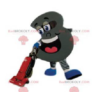 Mascotte figura 3 gigante e super sorridente - Redbrokoly.com