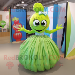 Lime Green Candy mascotte...