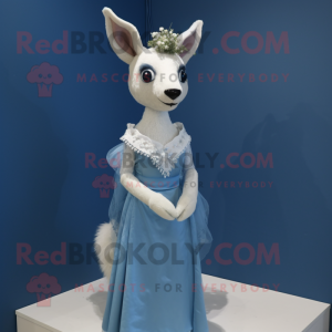 Blue Roe Deer maskot...