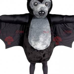 Gray and black bat mascot - Redbrokoly.com