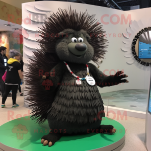 Black Porcupine mascotte...