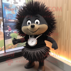 Black Porcupine mascotte...