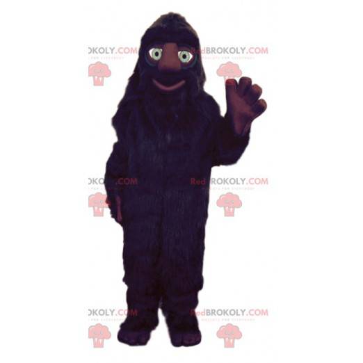 Mascota monstruo peludo negro - Redbrokoly.com
