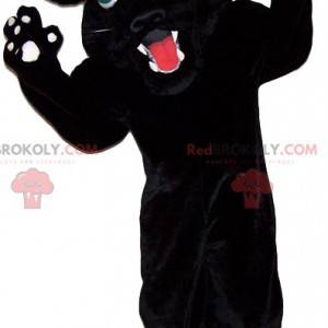 Vild svart panter maskot - Redbrokoly.com