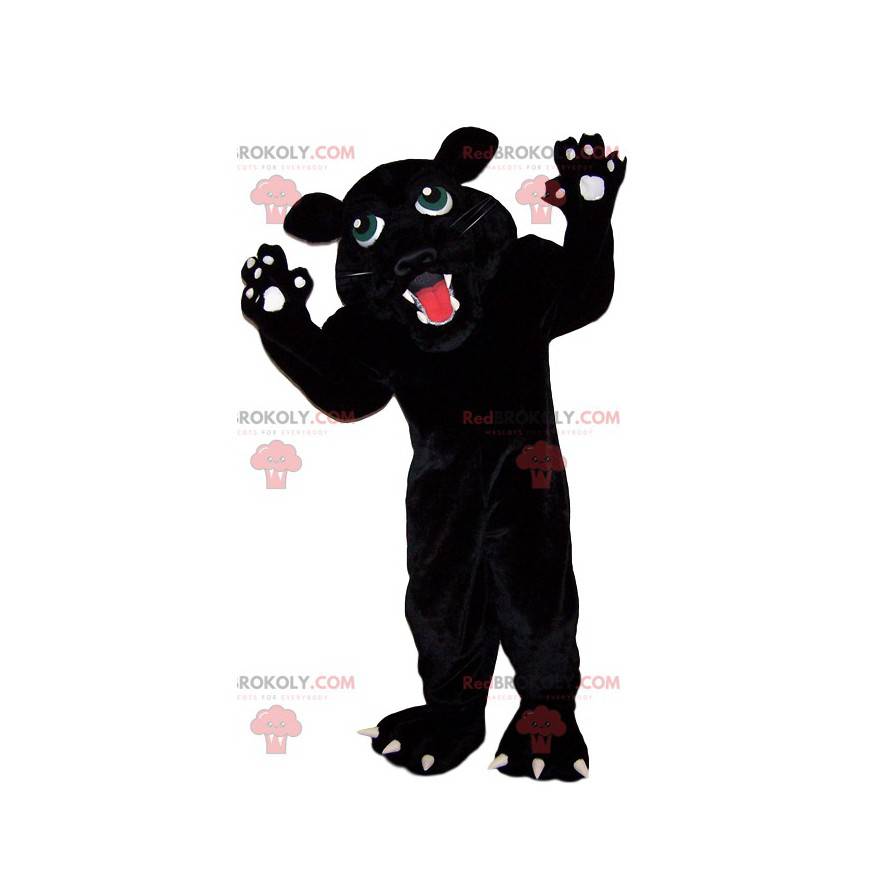 Mascotte della pantera nera selvaggia - Redbrokoly.com