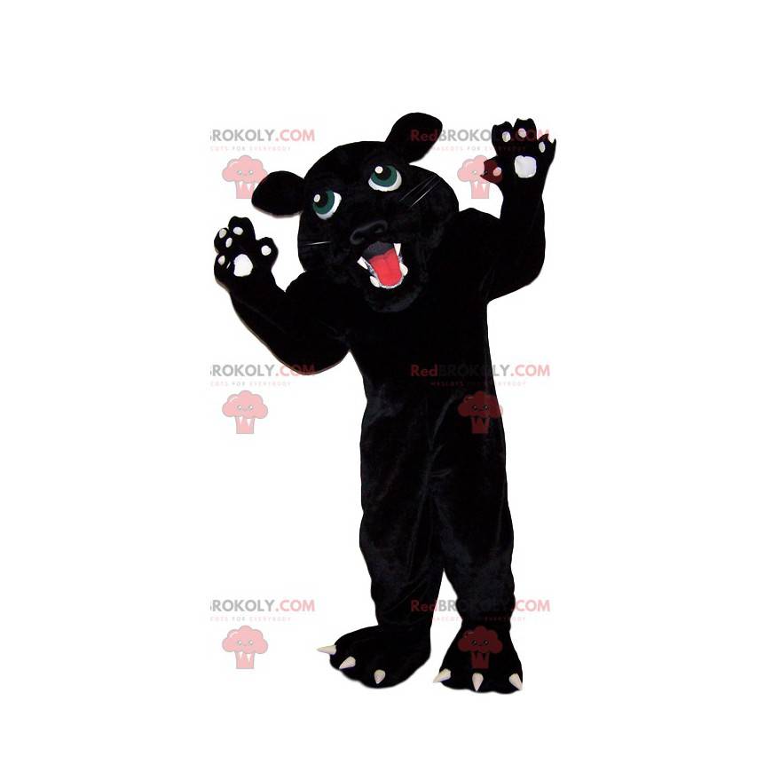 Wild black panther mascot - Redbrokoly.com