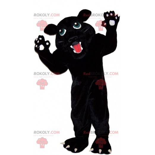 Wild black panther mascot - Redbrokoly.com