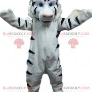 mascote tigre branco gigante e majestoso - Redbrokoly.com