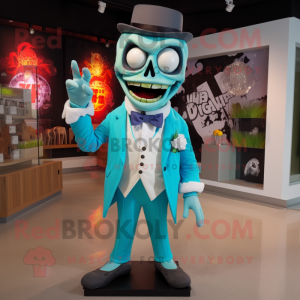 Cyan Zombie mascotte...