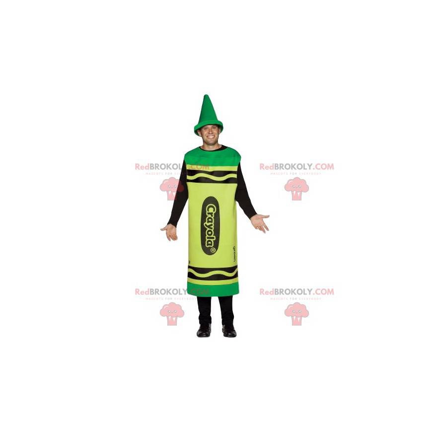 Kjempegrønn blyantmaskot - Redbrokoly.com Kjempegrønn blyantmaskot - Redbrokoly.com