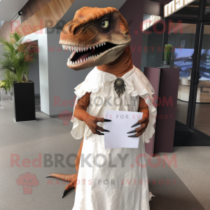 Rust Utahraptor maskot...