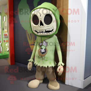 Olive Skull mascotte...